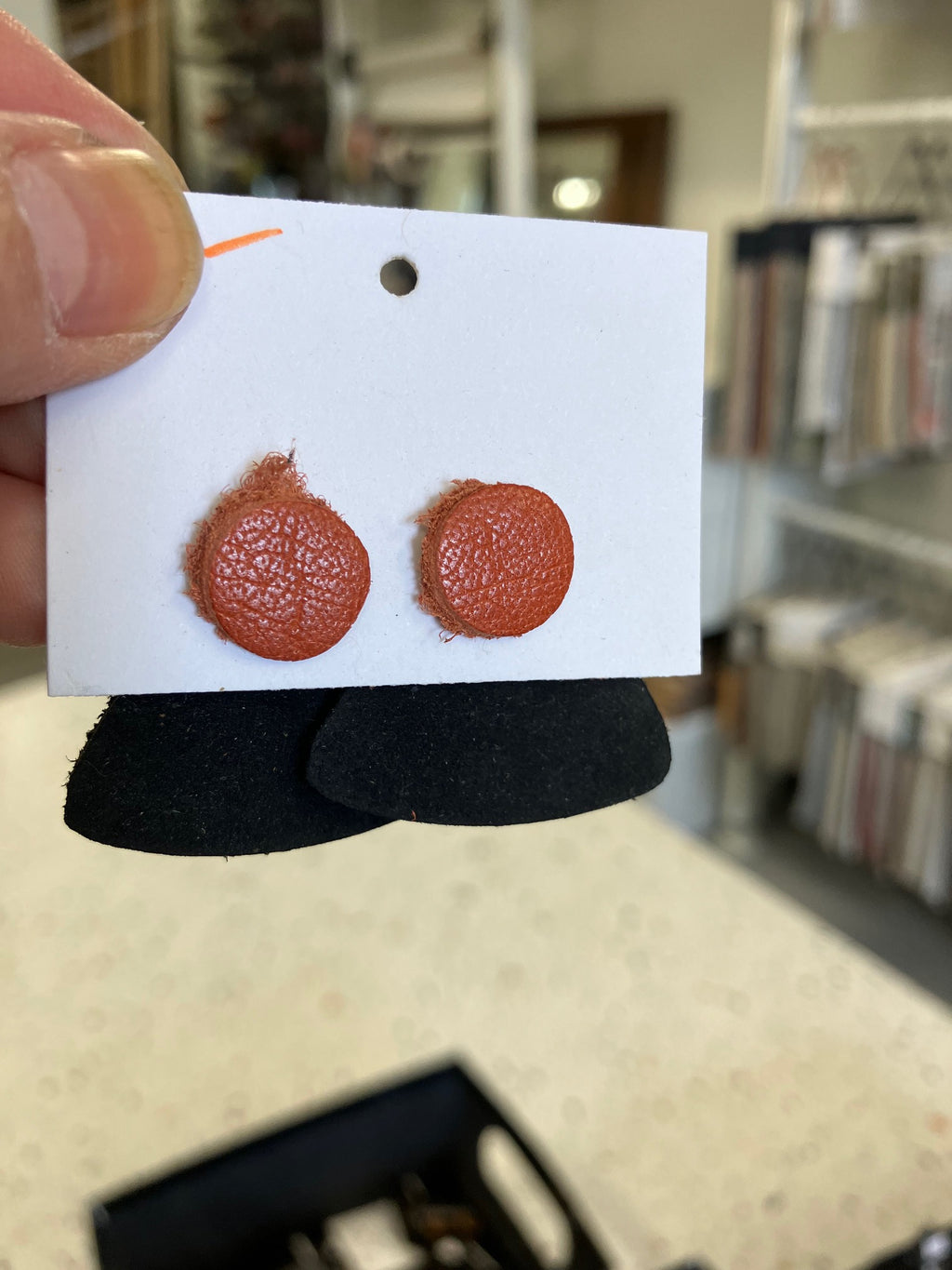 SAMPLE. ONE OF A KIND leather ear jacket handmade in Montreal, Quebec, Canada