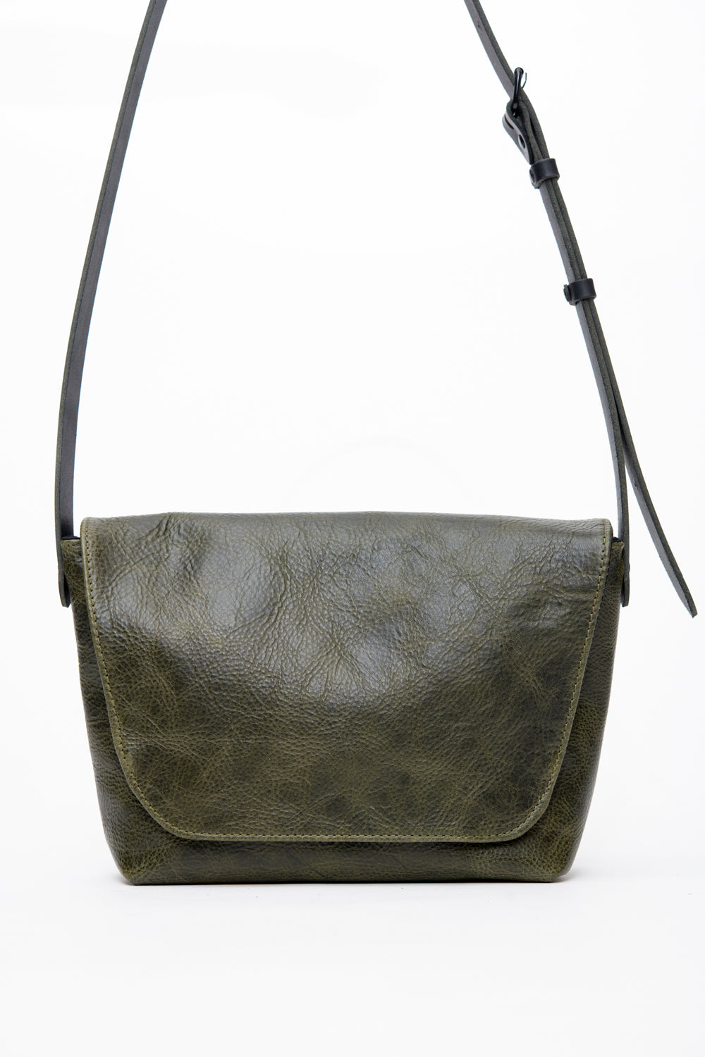 Veinage Leather Satchel Sessenger Bag BISCUIT model, handmade in Montreal Canada