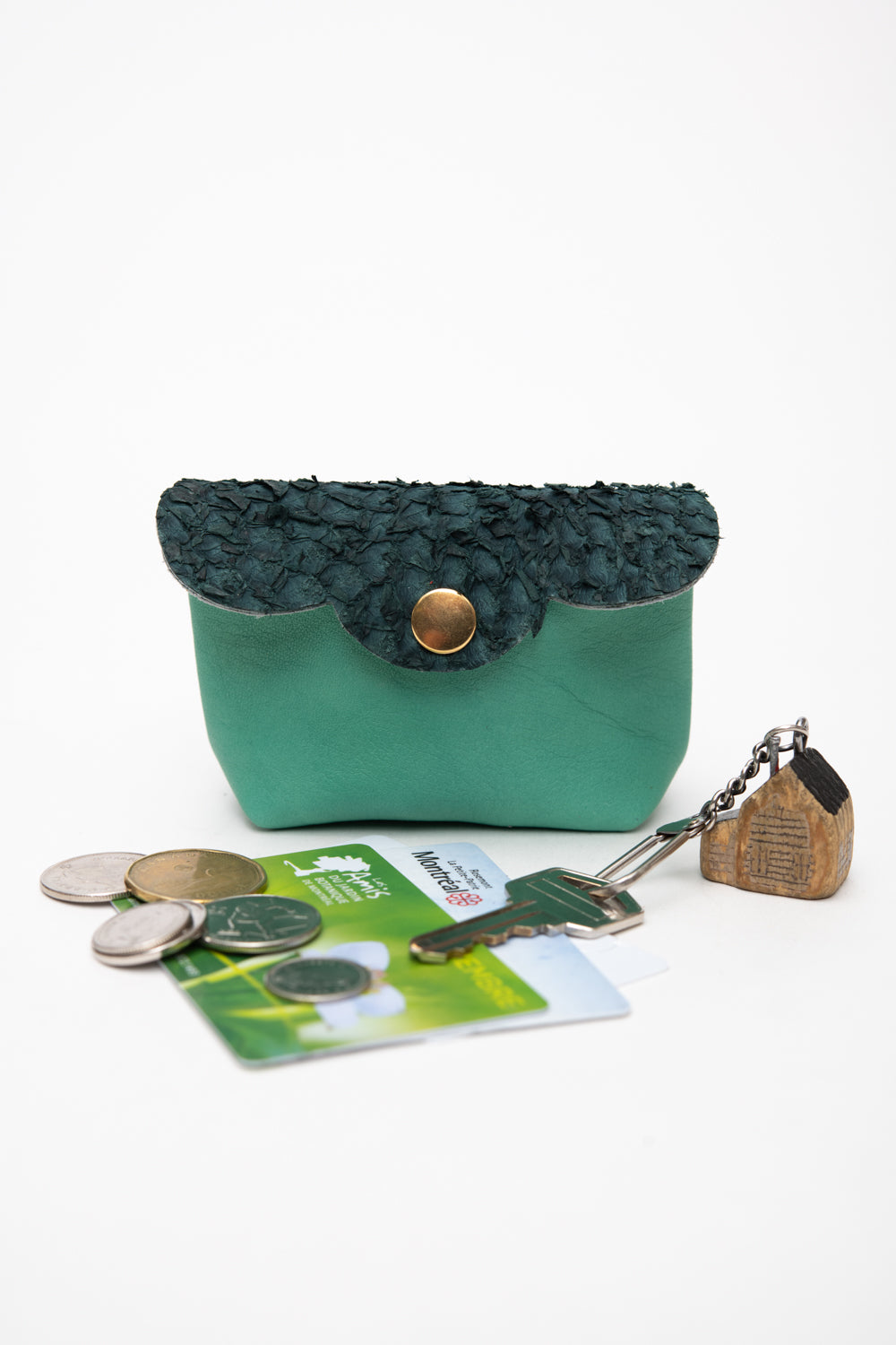 Veinage Leather Mini Pouch Cardholders CHOU model Unique Edition Handmade in Montreal Canada