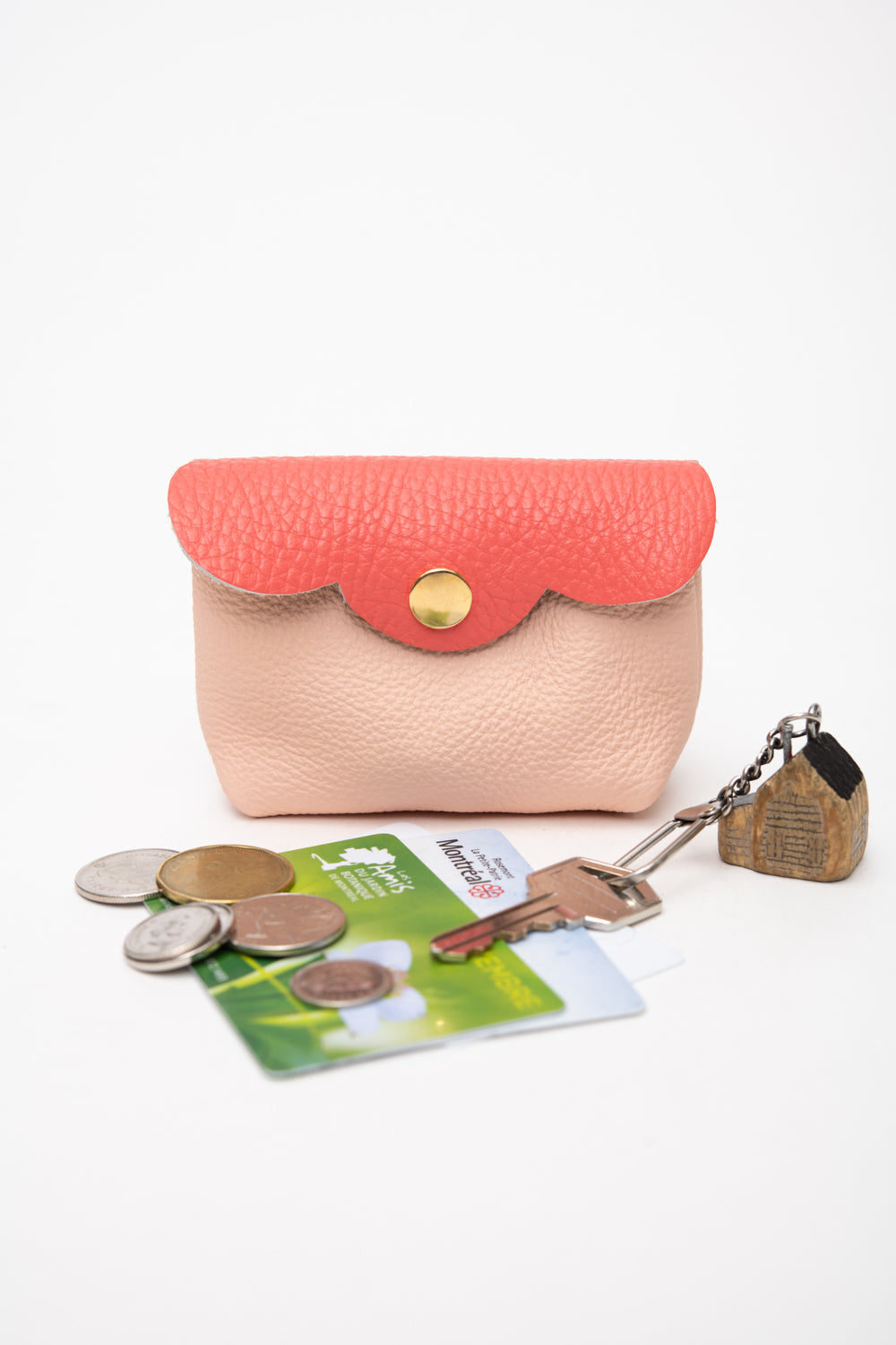 Veinage Leather Mini Pouch Cardholders CHOU model Unique Edition Handmade in Montreal Canada