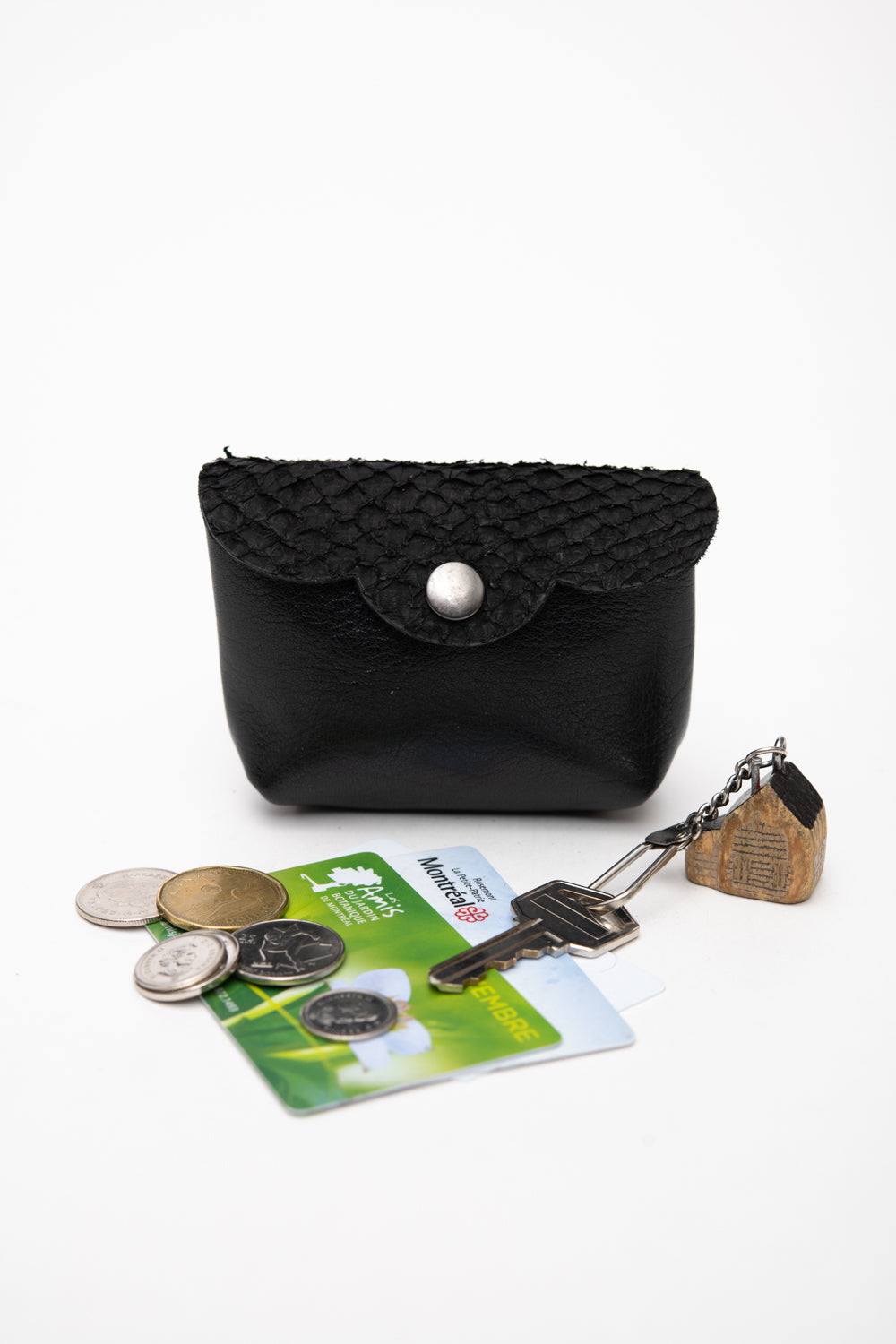 Veinage Leather Mini Pouch Cardholders CHOU model Unique Edition Handmade in Montreal Canada