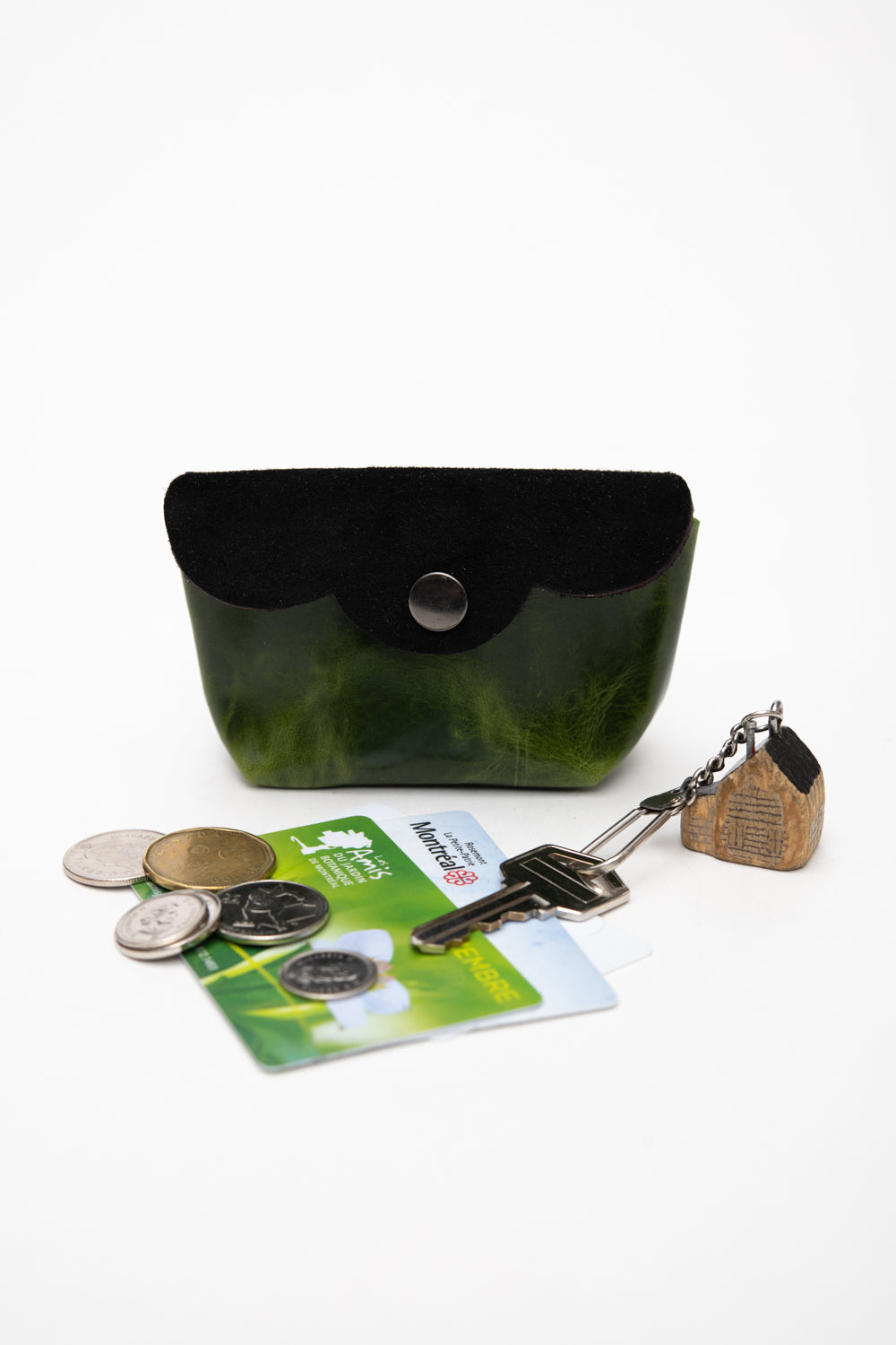 Veinage Leather Mini Pouch Cardholders CHOU model Unique Edition Handmade in Montreal Canada