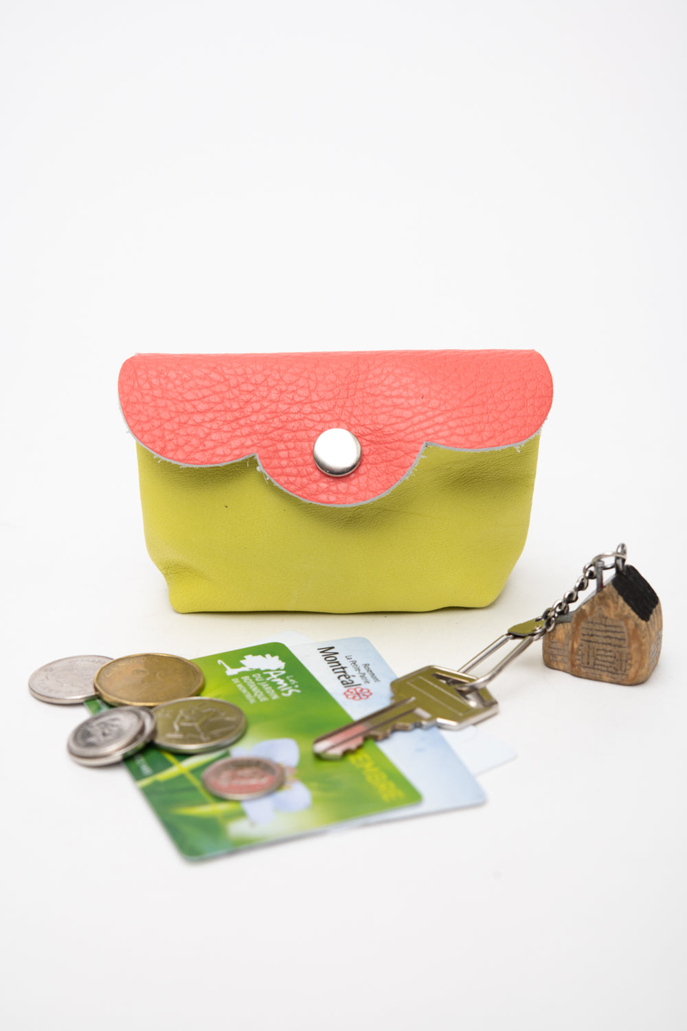 Veinage Leather Mini Pouch Cardholders CHOU model Unique Edition Handmade in Montreal Canada