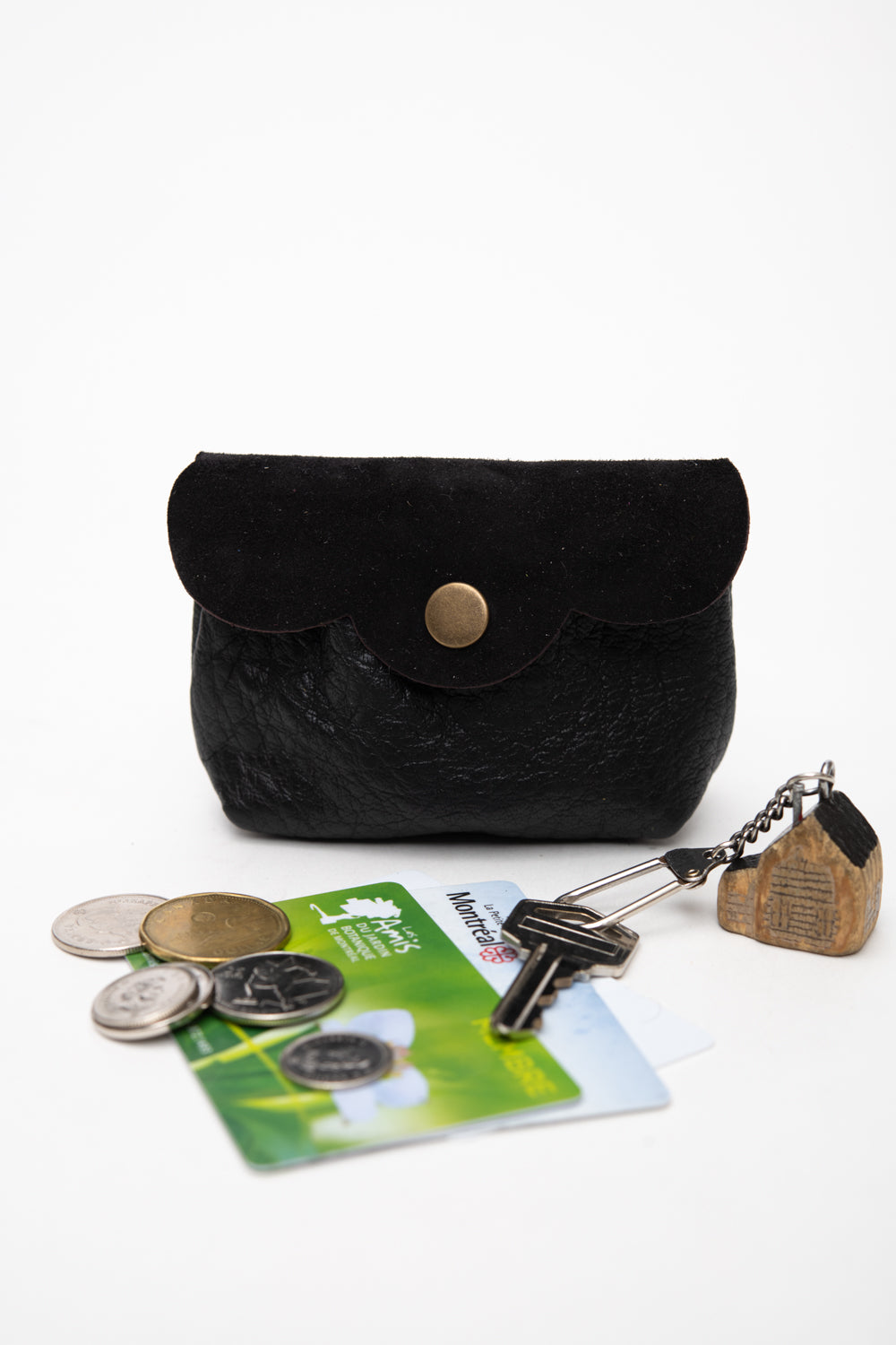 Veinage Leather Mini Pouch Cardholders CHOU model Unique Edition Handmade in Montreal Canada