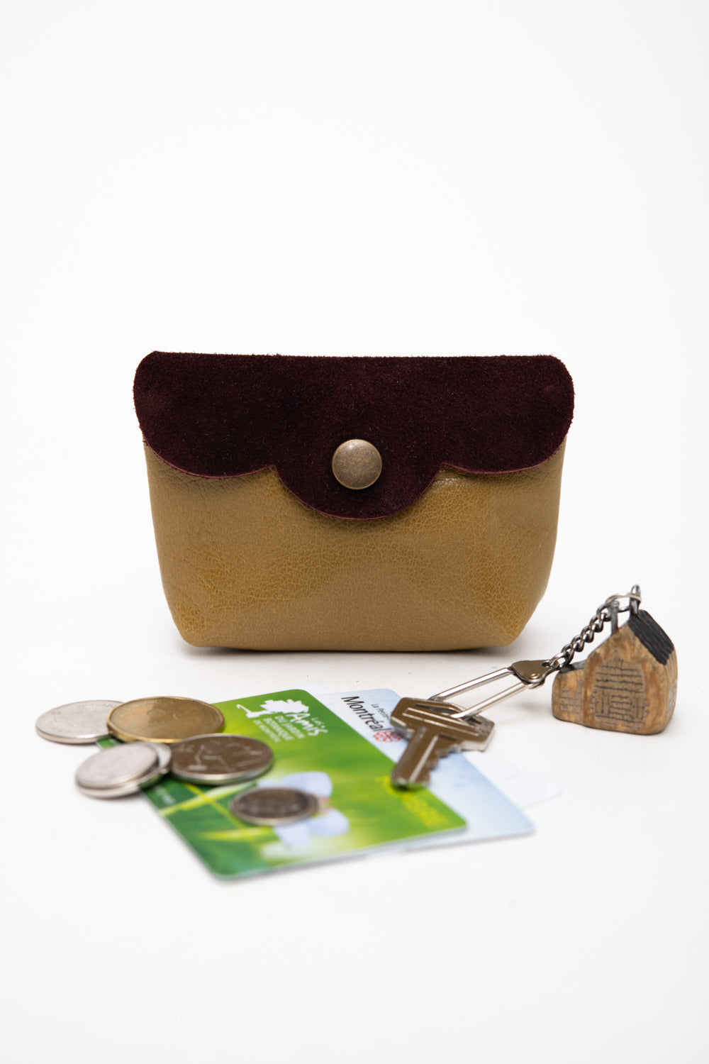 Veinage Leather Mini Pouch Cardholders CHOU model Unique Edition Handmade in Montreal Canada