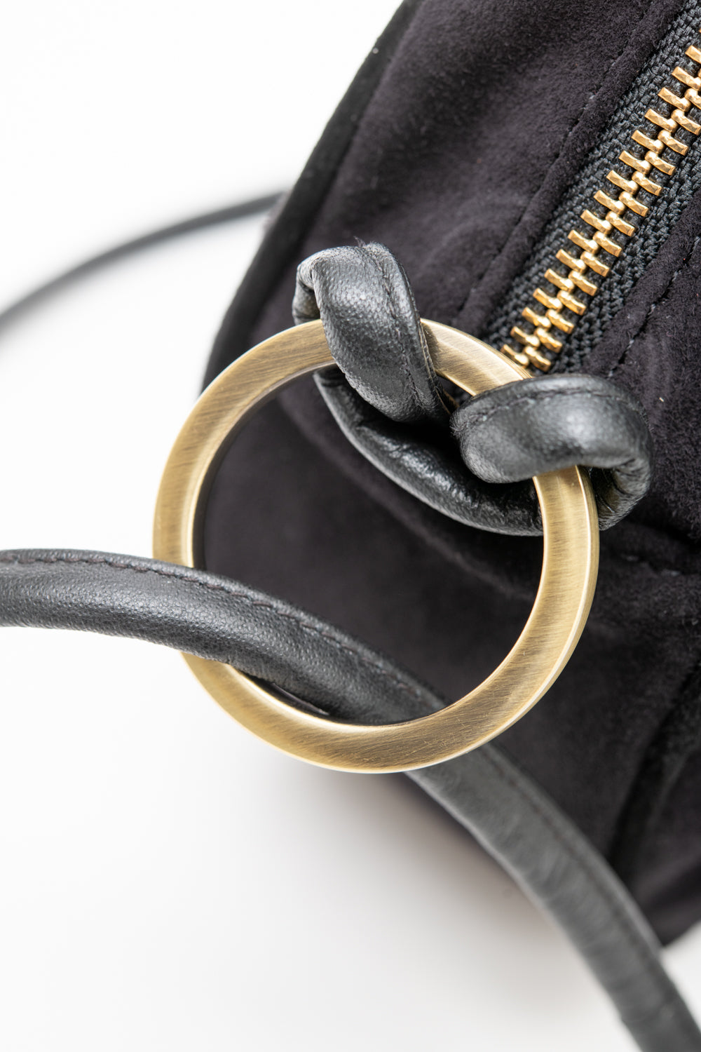 Veinage Round-Shaped Shoulder Handbag MACARON Model Made in Montreal Canada