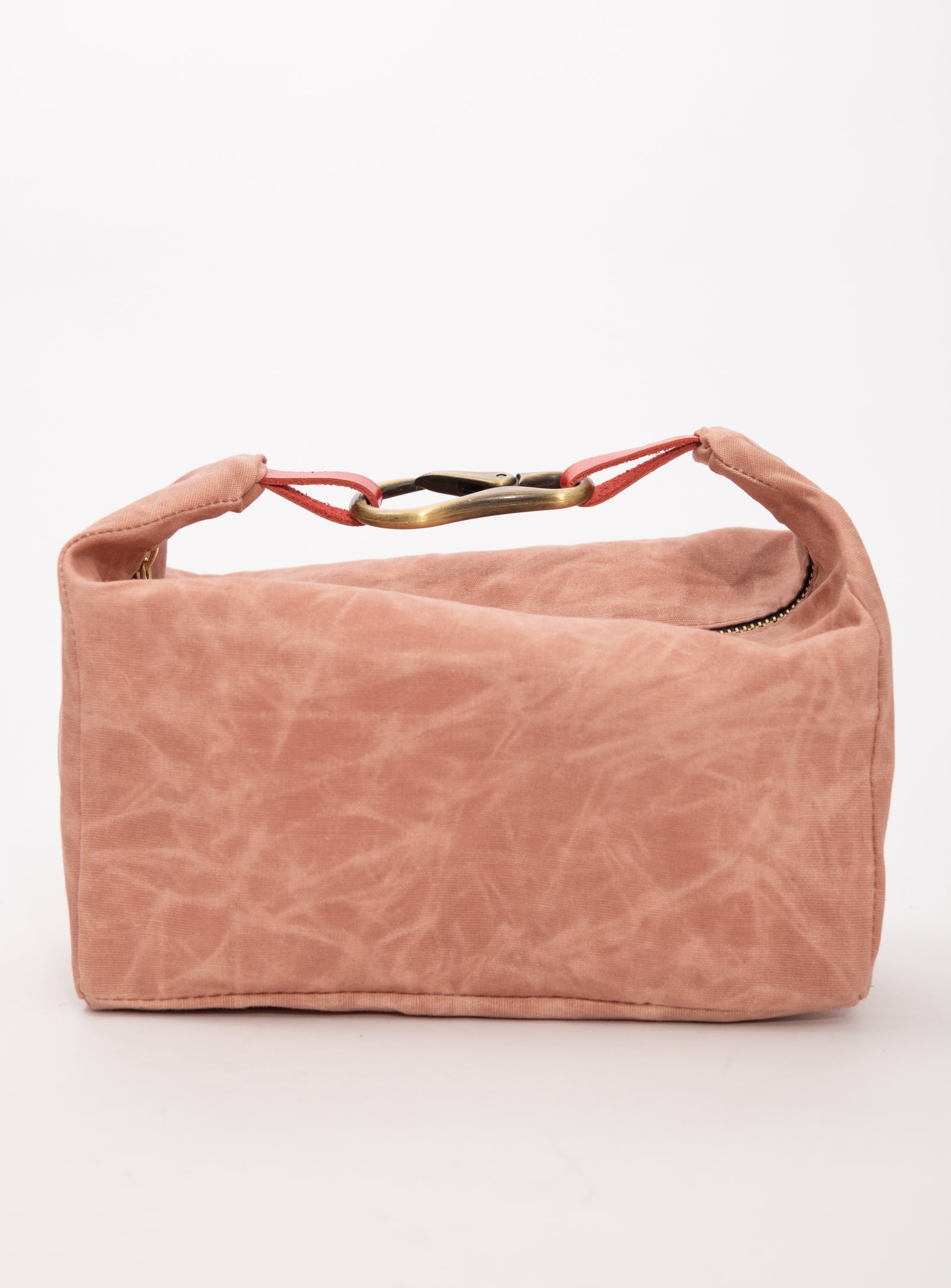 Veinage Travel case in waxed canvas DES CARRIÈRES model, handmade in Montreal Canada