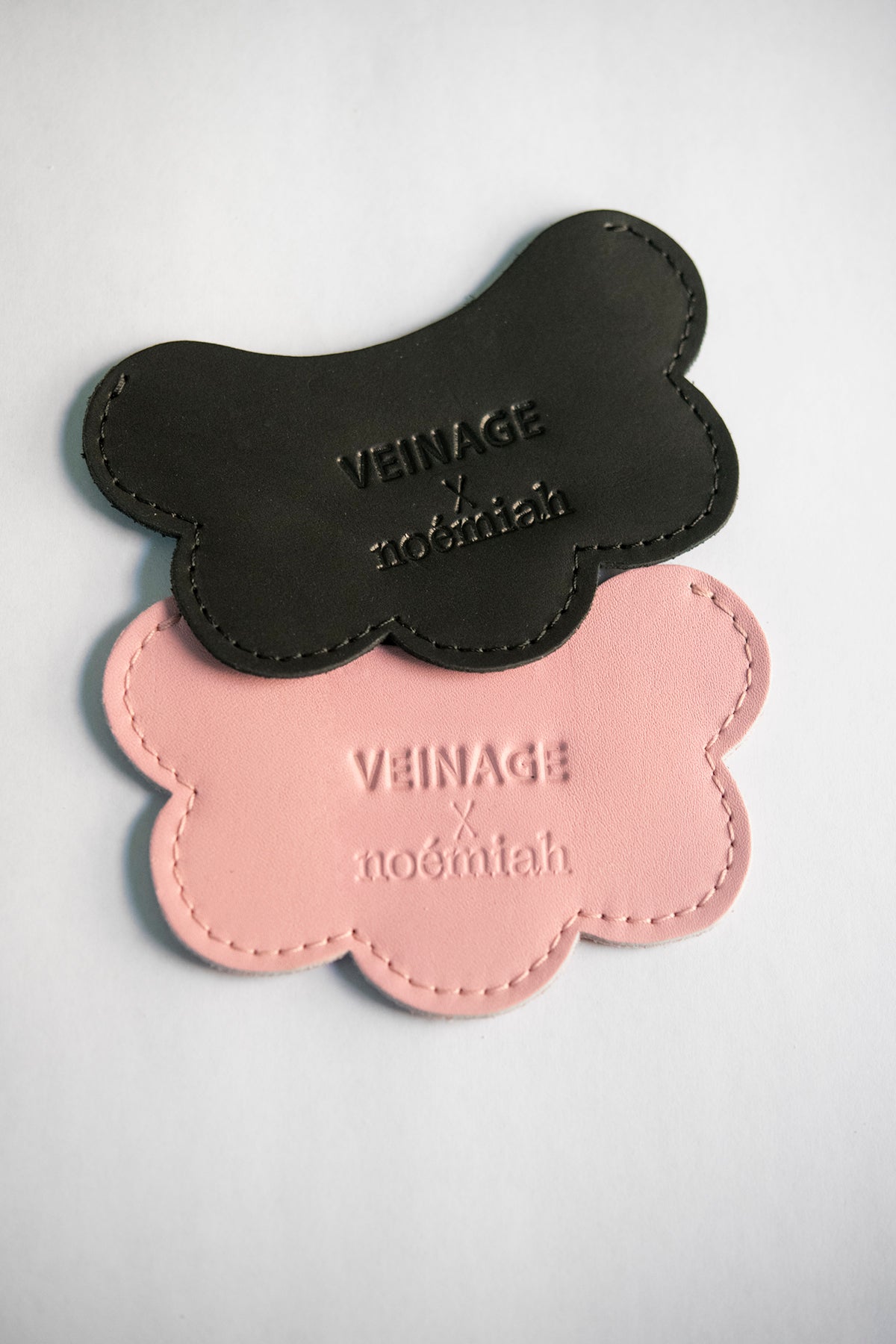 Leather cardholders VEINAGE x Noémiah made to order