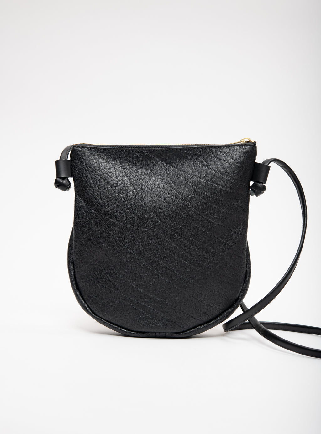 Leather crossbody bag TULIPA model VEINAGE x Belle + Rebelle