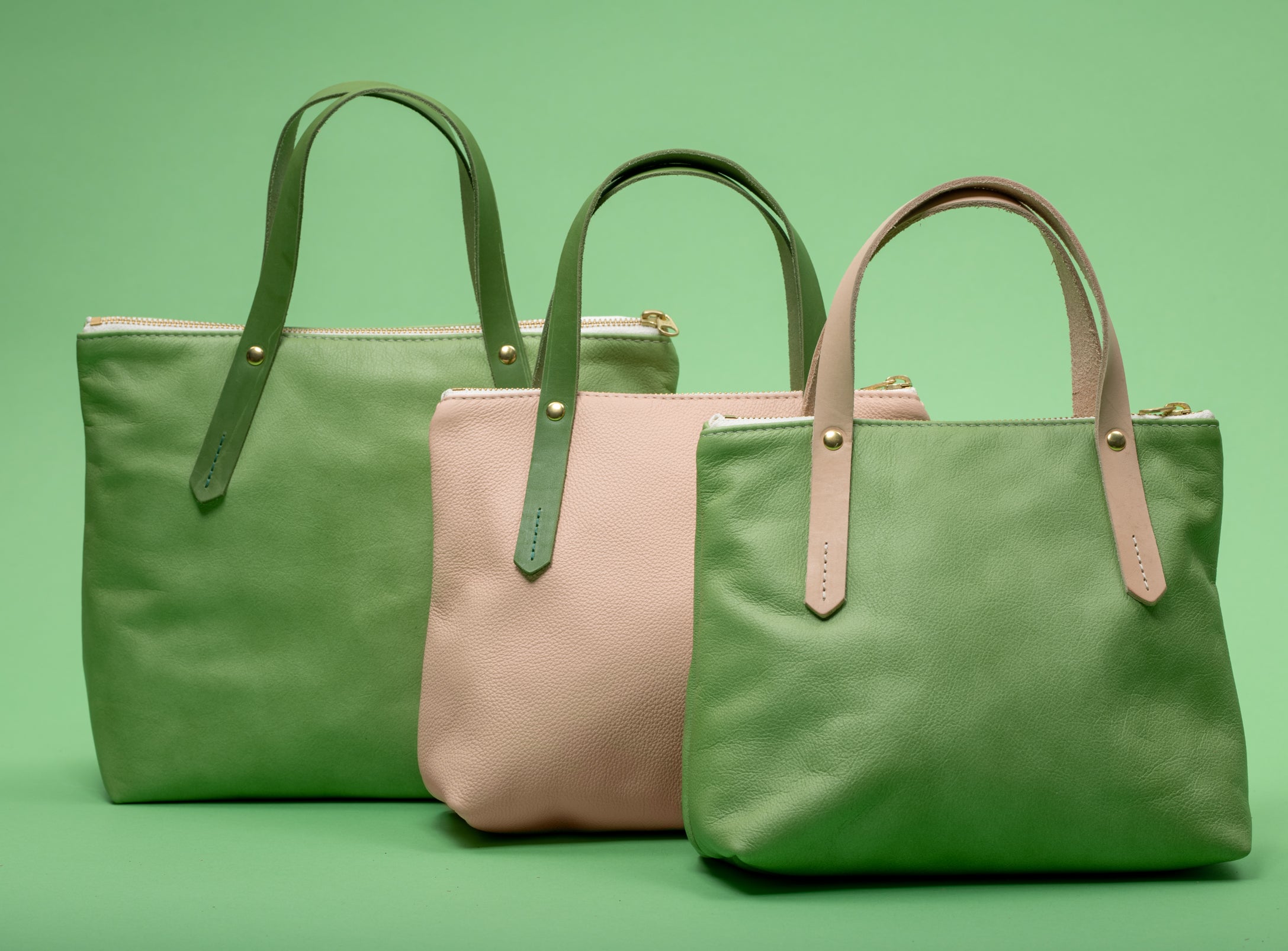 Leather handbag PAPINEAU made to order