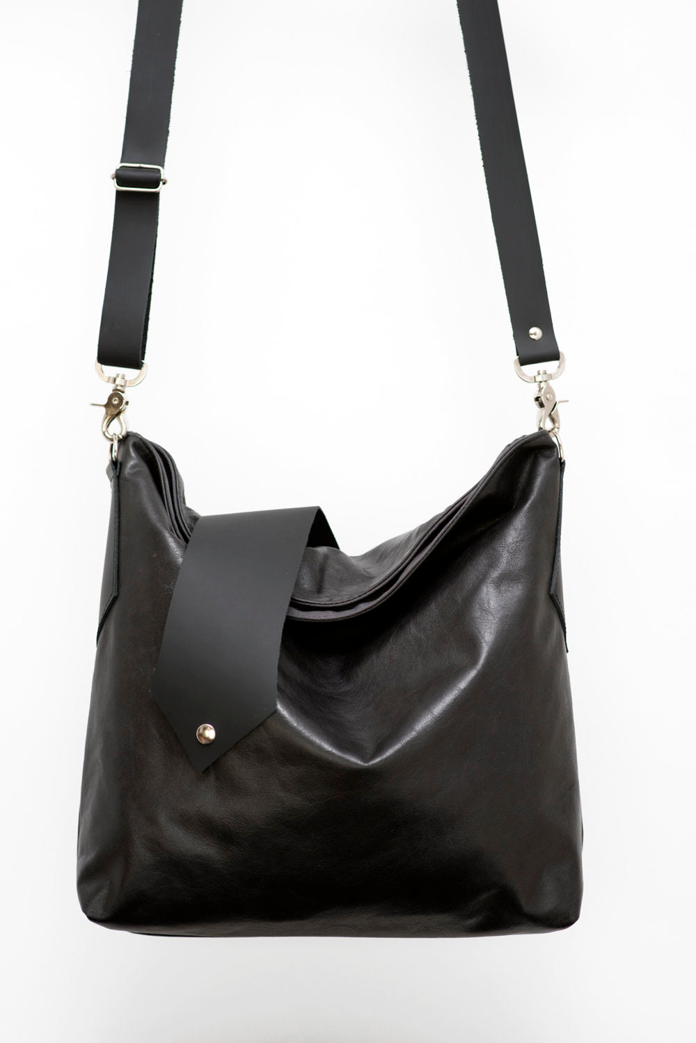 Leather crossbody bag GRENAT made to order