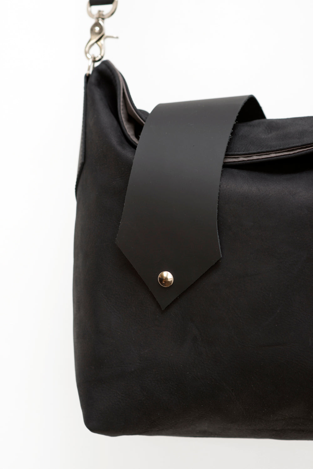 Leather crossbody bag GRENAT made to order