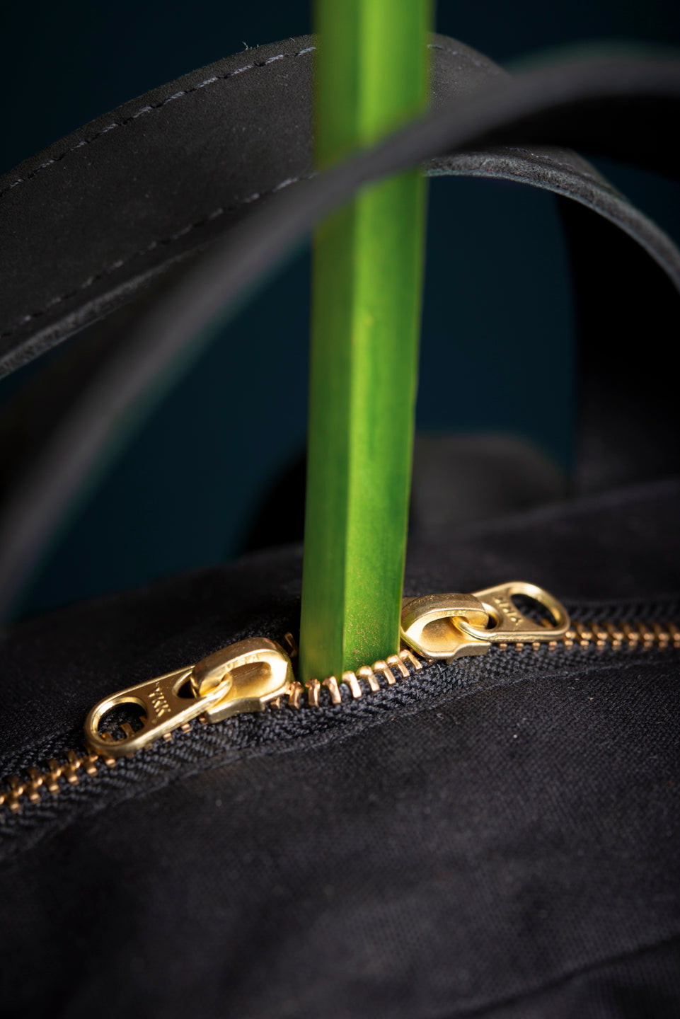 GILFORD leather and waxed canvas back pack, Veinage handmade in Montreal, Canada