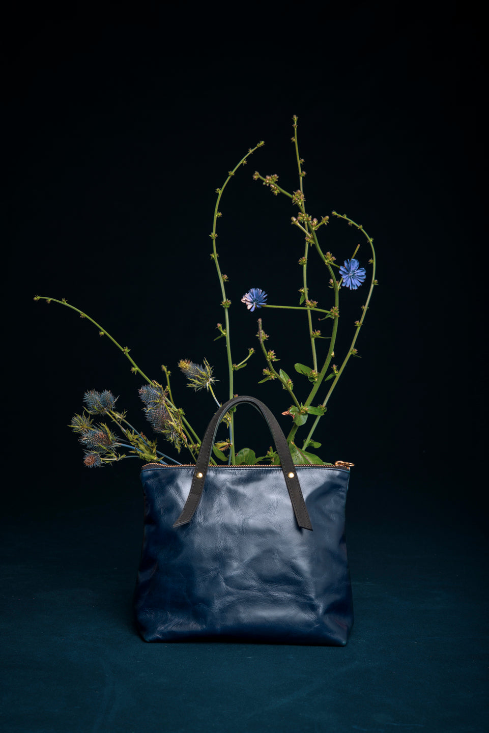 PAPINEAU leather handbag, Veinage handmade in Montreal, Canada