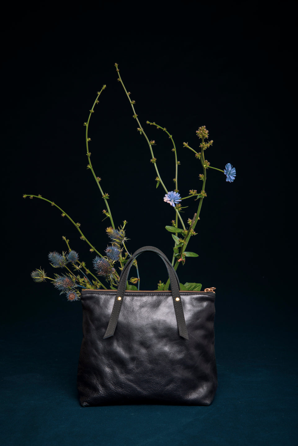 PAPINEAU leather handbag, Veinage handmade in Montreal, Canada