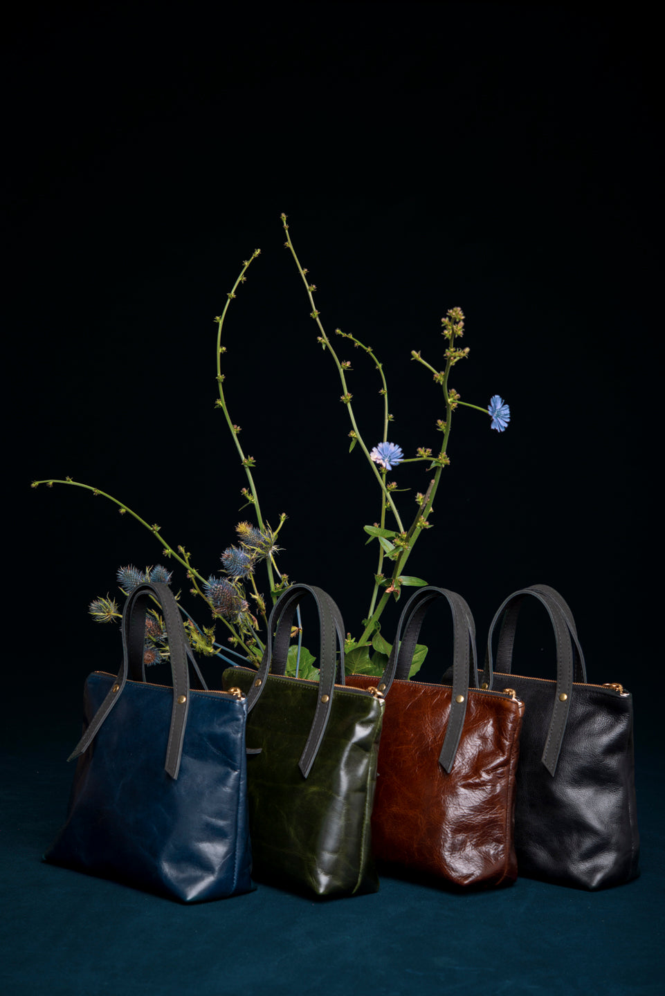 PAPINEAU leather handbag, Veinage handmade in Montreal, Canada