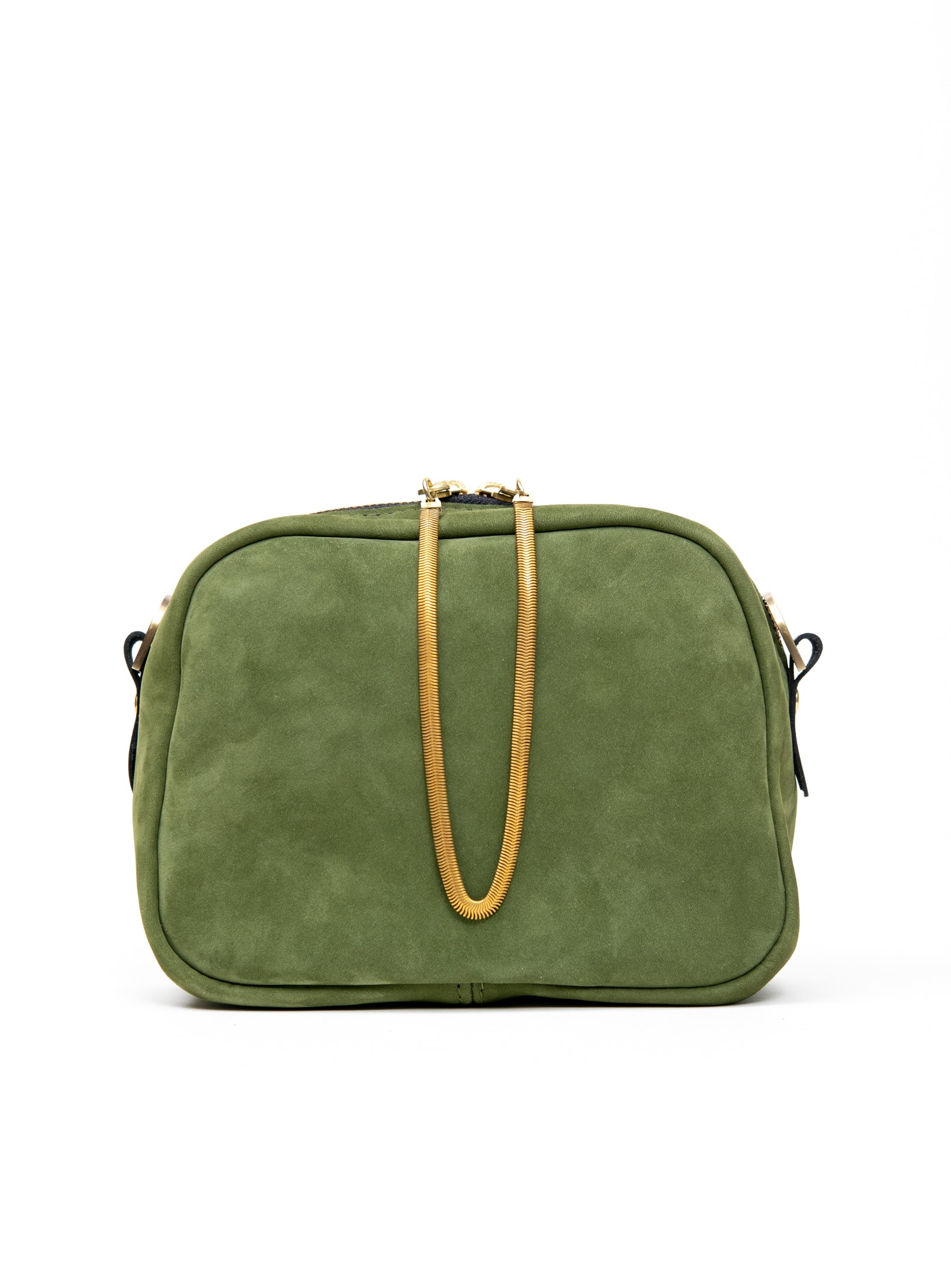 Veinage Leather crossbody bag and brass charm CARTIER model