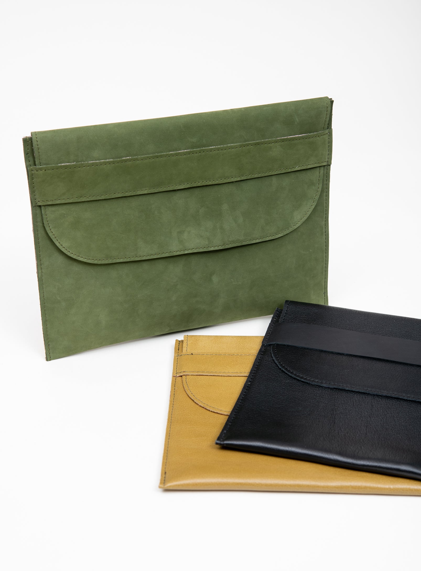 Veinage Leather laptop sleeve CINQUE TERRE model