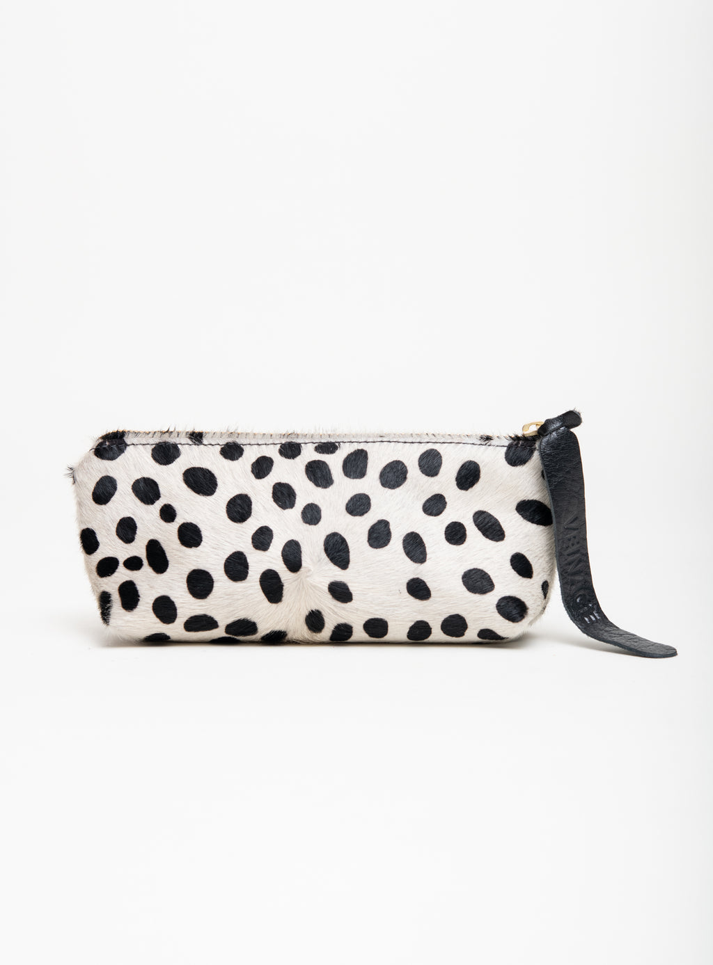 Veinage Leather pencil, cosmetic case TURIN model, handmade in Montréal, Canada