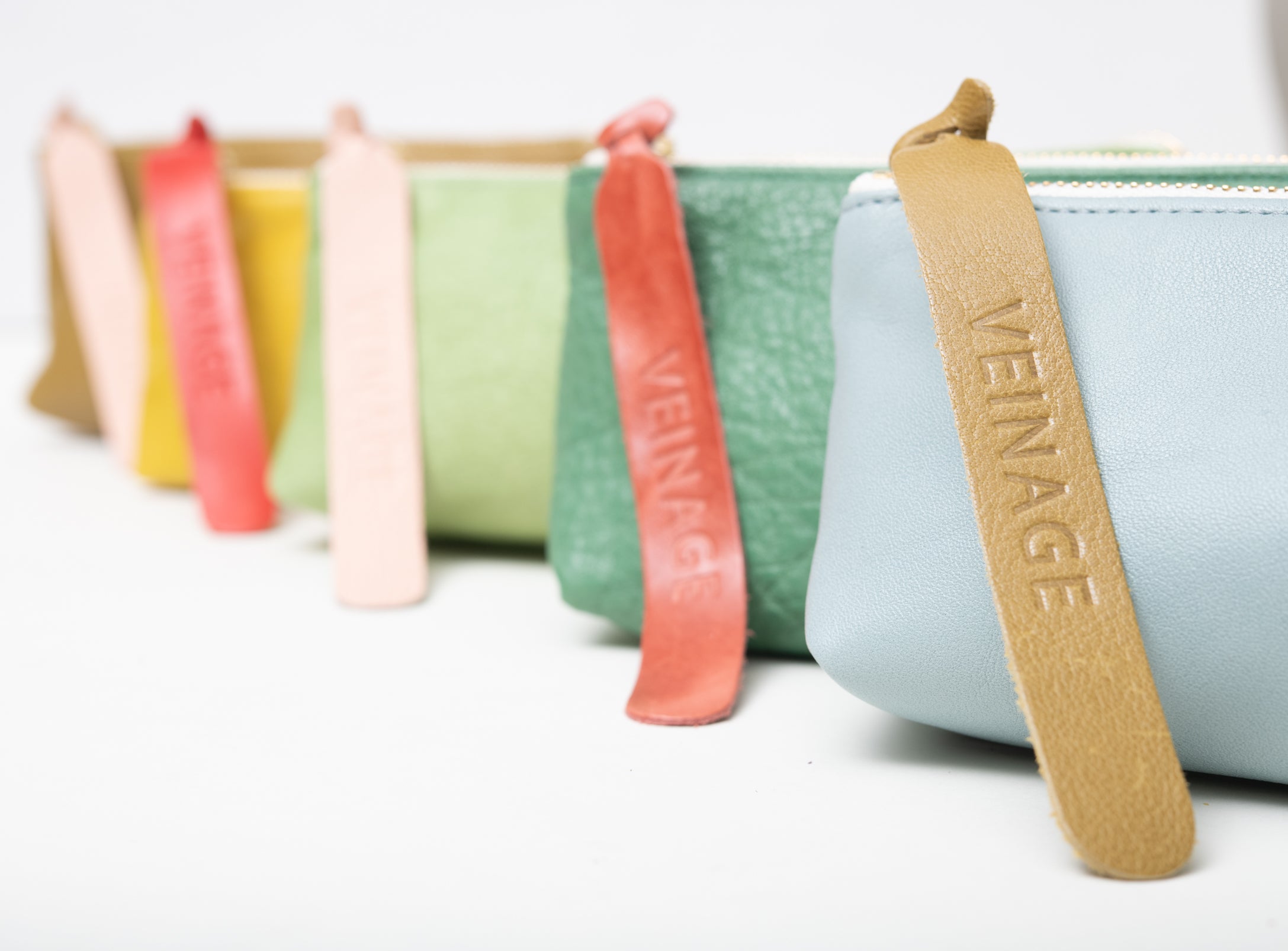 Leather pencil, cosmetic case TURIN model