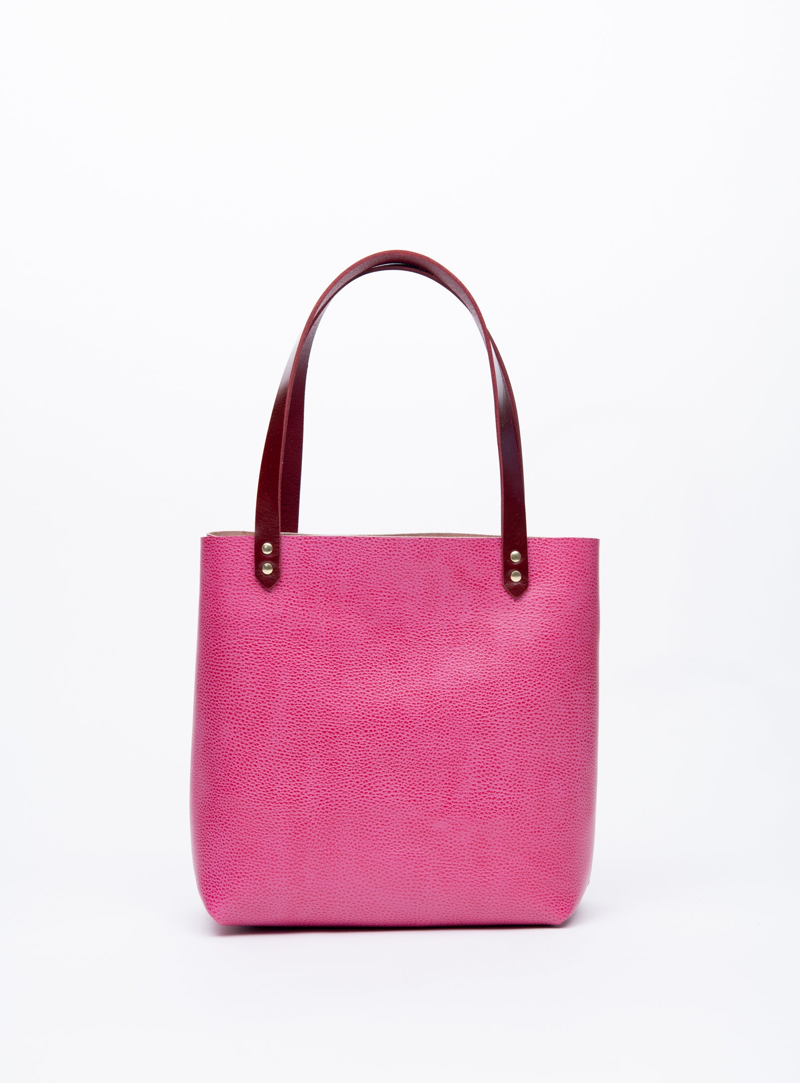 Veinage Leather minimalist tote bag FLORENCE model