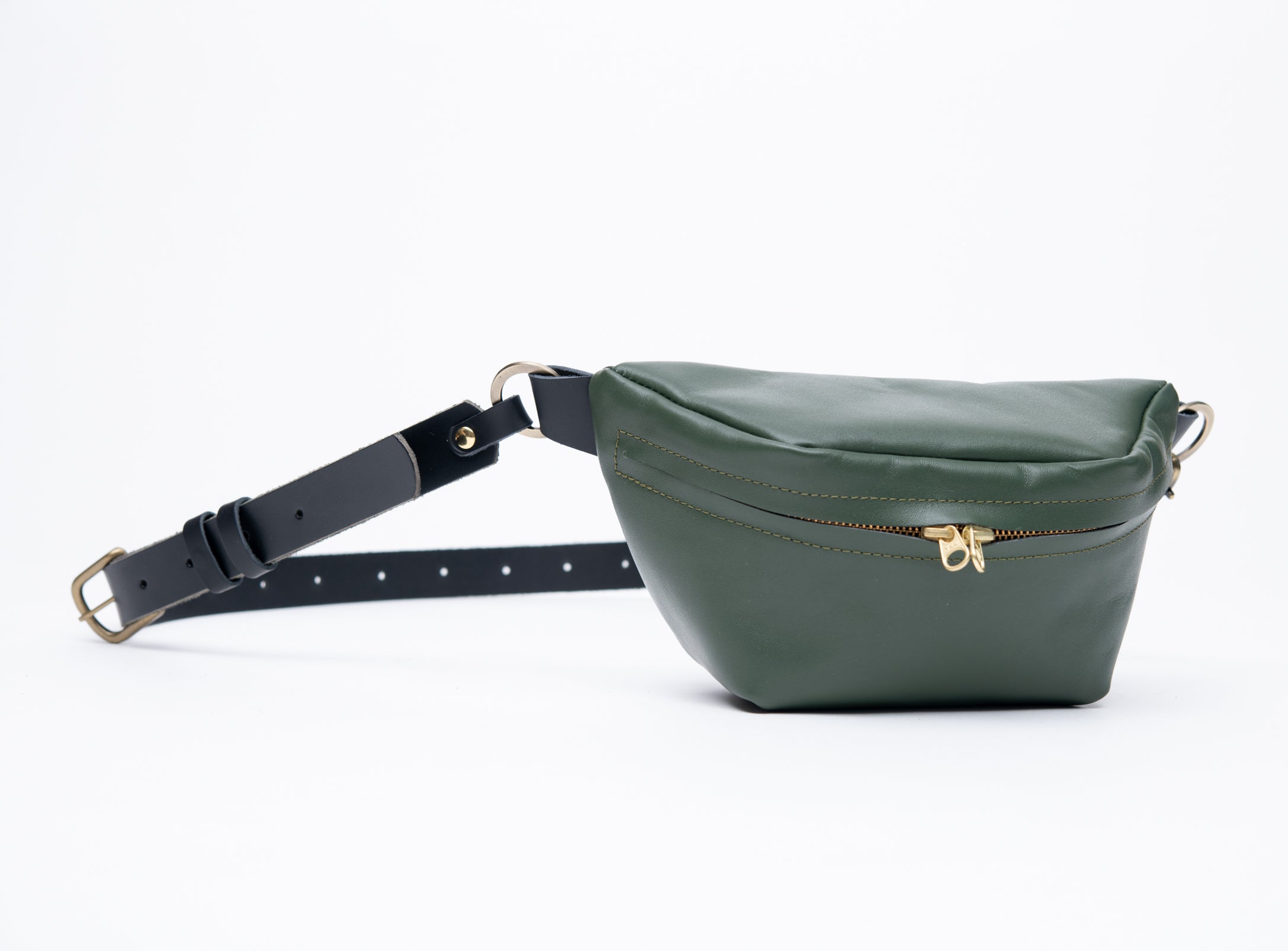 Leather fanny pack MUSA model