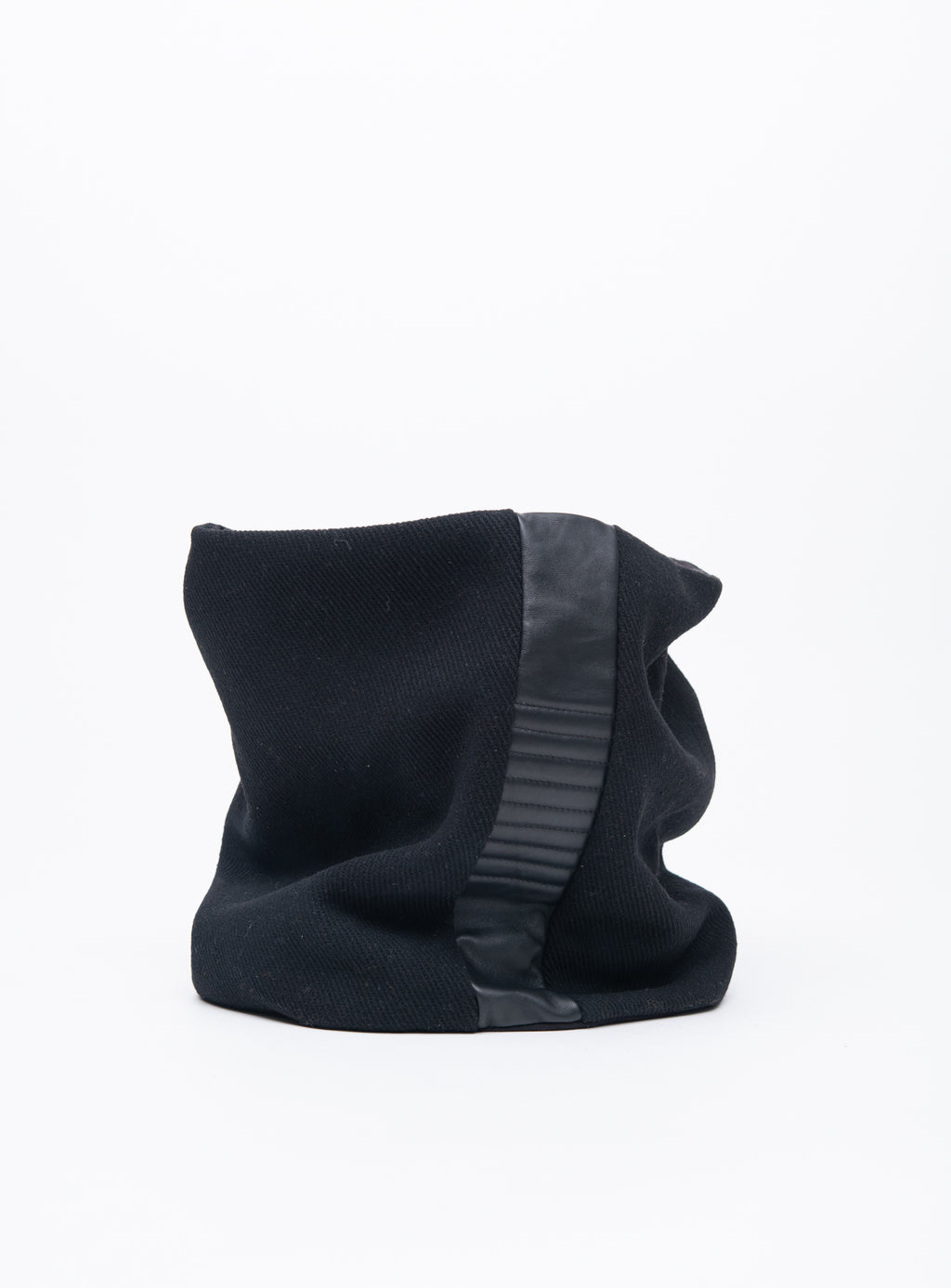 Veinage Wool Funnel Neck Scarf handmade in Montreal, Canada